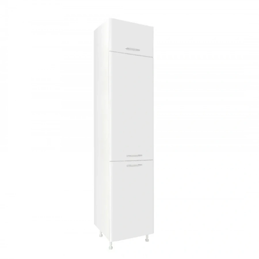 IN MDF FRIZ60 2V Ντουλάπι στήλη εντοιχιζόμενου ψυγείου λευκό gloss - KFRIZ2VB14