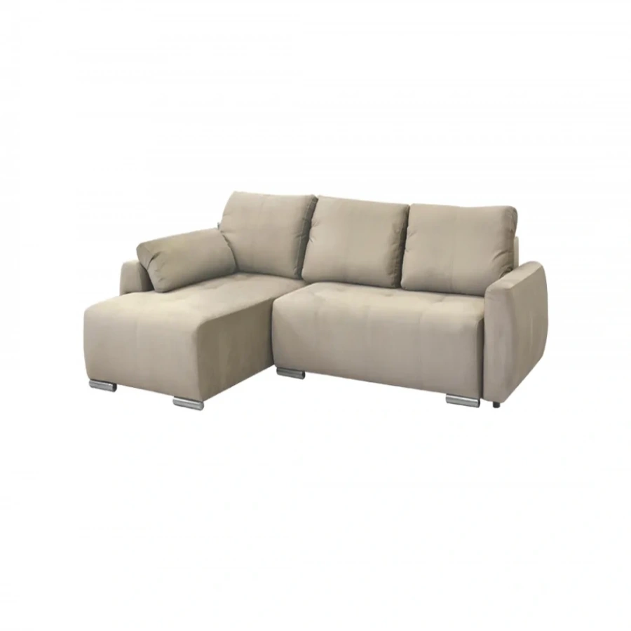 HAVANA Αμφίδρομος γωνιακός καναπές με κρεβάτι και αποθηκευτικό χώρο solar 11 μπεζ - MM3041201