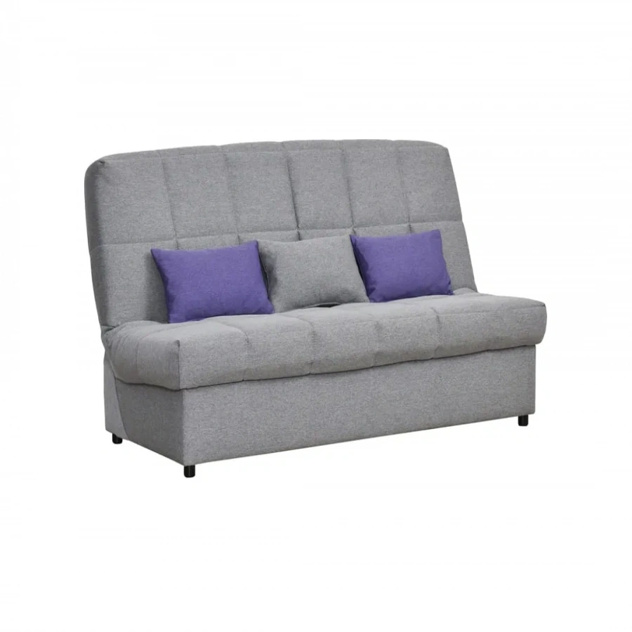 CLICK NEW Τριθέσιος καναπές κρεβάτι με αποθηκευτικό χώρο γκρι - MM3110412