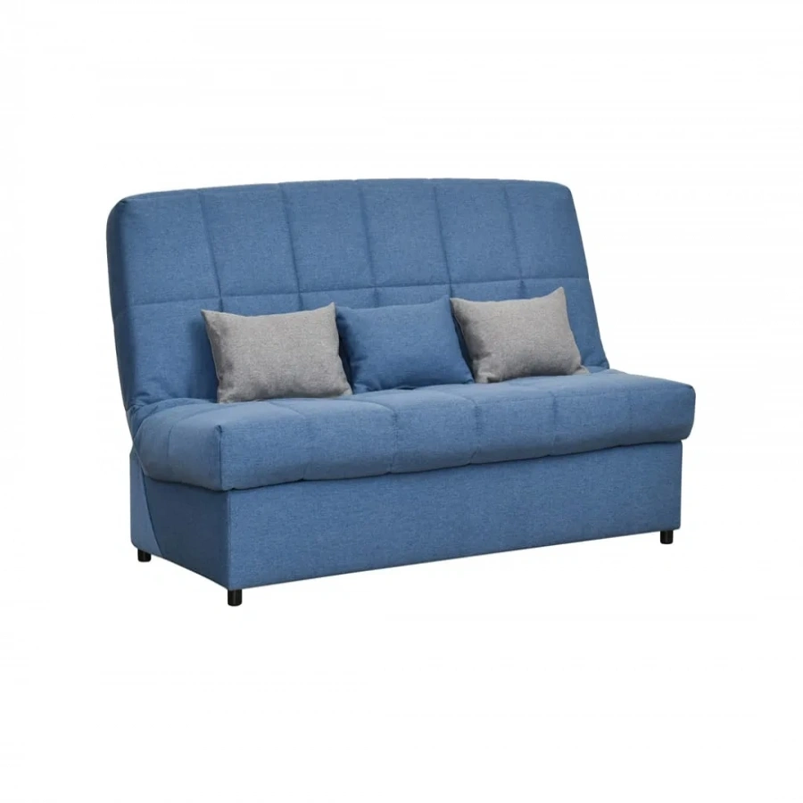 CLICK NEW Τριθέσιος καναπές κρεβάτι με αποθηκευτικό χώρο μπλε - MM3110413
