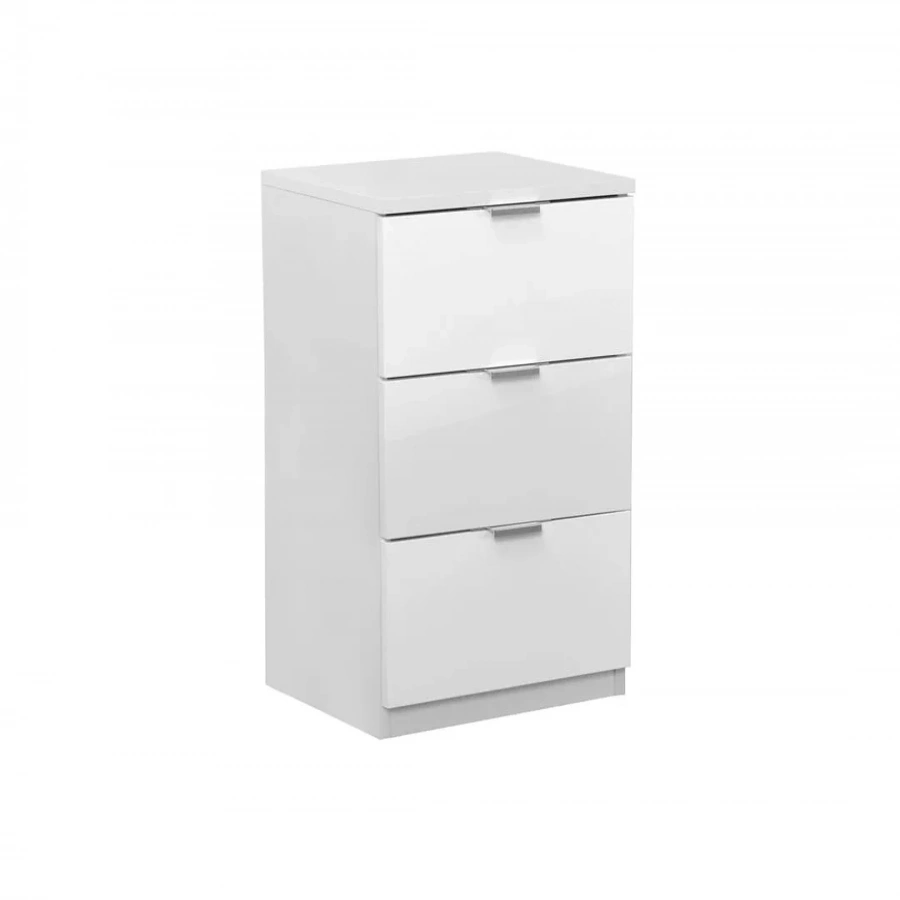 ELEGANCE 3F Κομοδίνο λευκό gloss - 360514
