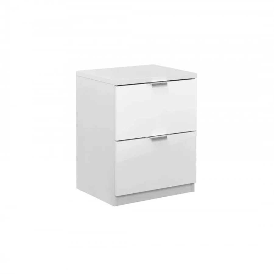 ELEGANCE 2F Κομοδίνο λευκό gloss - 360314