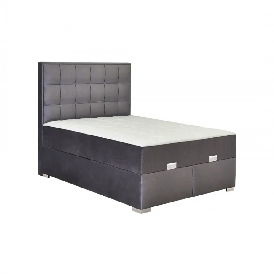 HUGO TIP 1 Κρεβάτι με αποθηκευτικό χώρο και ενσωματωμένο στρώμα 160*200 monolith 92/ γκρι - MM3054202