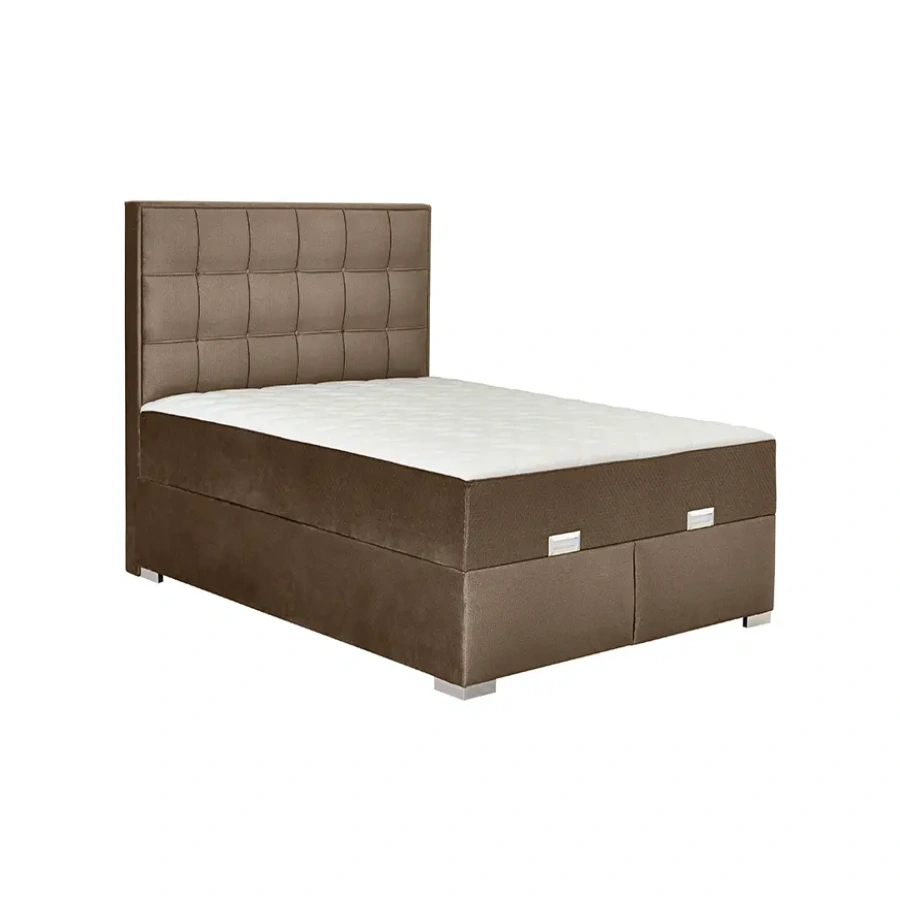 HUGO TIP 1 Κρεβάτι με αποθηκευτικό χώρο και ενσωματωμένο στρώμα 160*200 monolith 09/ καφέ - MM3054201