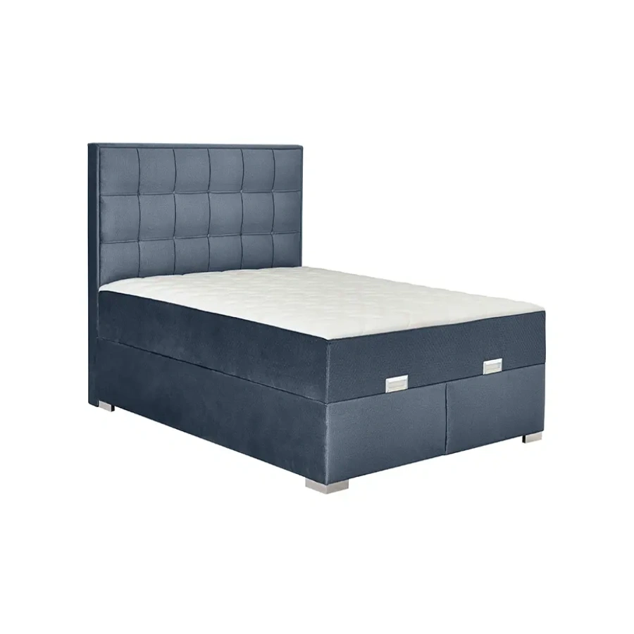 HUGO TIP 1 Κρεβάτι με αποθηκευτικό χώρο και ενσωματωμένο στρώμα 160*200 monolith 76/ μπλε - MM3054203